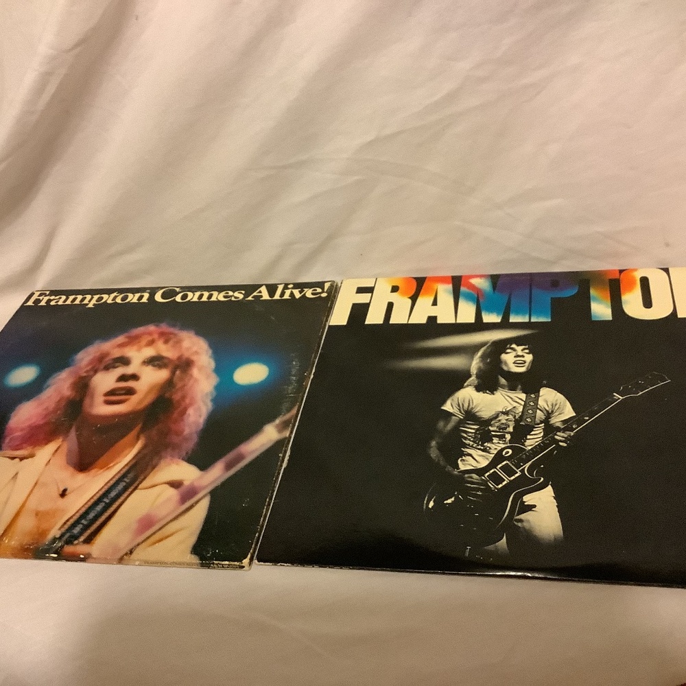 Peter Frampton-self titled+Frampton Comes Alive! A&M + sleeves